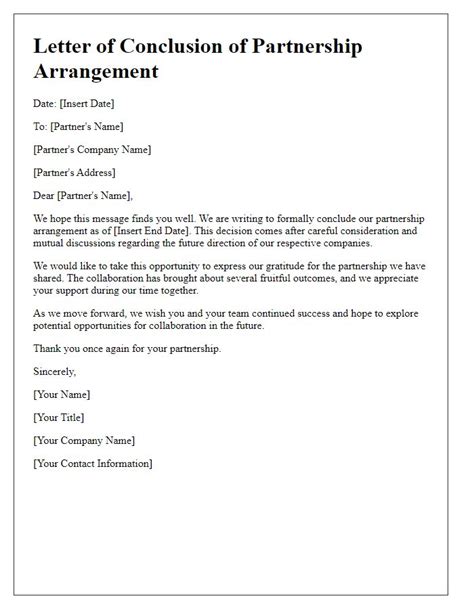 Writing a Short Partnership Disput Resolution Letter Sample 的图像结果