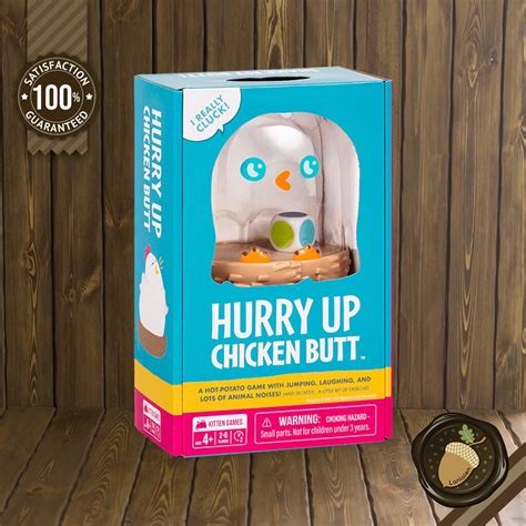 Hurry Up Chicken Butt บอร์ดเกมแท้ คู่มือภาษาอังกฤษ | Shopee Thailand