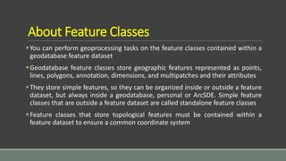 Image result for Creating a Feature Class