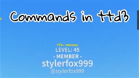 Image result for TTD Script Commands