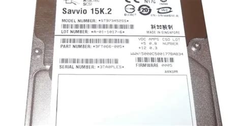 Seagate 73.4GB 15K SAS 6 Gbps 2.5 inches Hard Disk