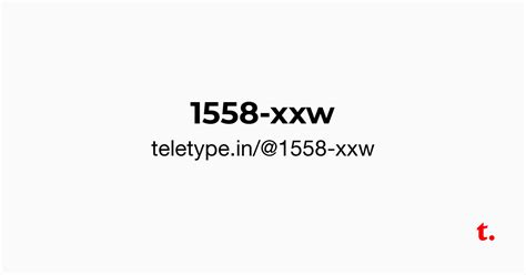 @1558-xxw — Teletype