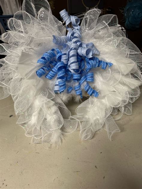 Image result for Angel Wing Wreath Tutorial