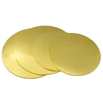 COYOUCO Brass Round Plate Sheets, 3Mm Thickness X150/180/200Mm Diameter ...