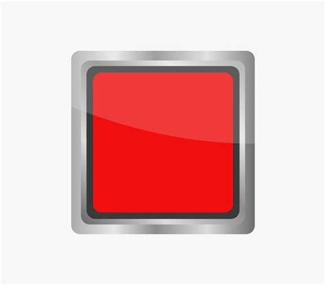 Image result for Red Rectangle Button Icon