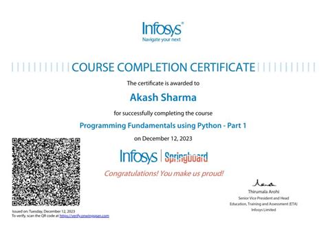 Image result for Python GUI Application Development Projects Infosys Springboard Certifiacate