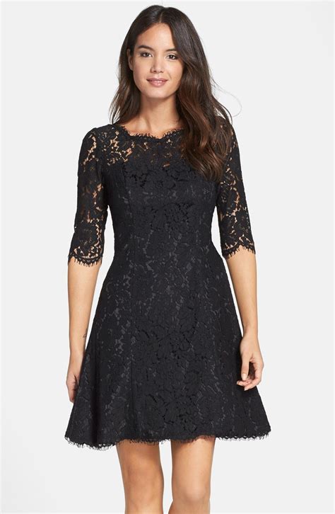 Eliza J Lace Tulip Dress (Regular & Petite) | Nordstrom | Petite ...