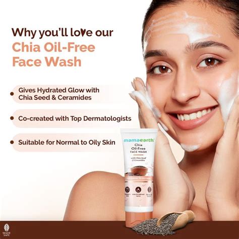 Mamaearth Chia Face Wash for Oily Skin - 100 ml