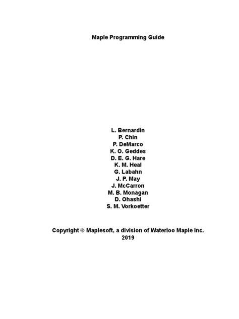 Image result for Maple Programming