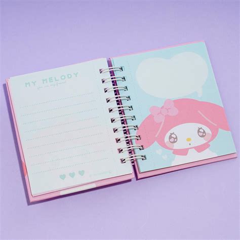 My Melody Bunny Die-Cut Mini Spiral Notebook – Blippo