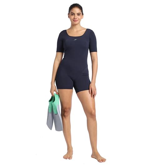Buy Speedo Myrtle Legsuit Truenavy-Marine-Blue Swimwear Online | Speedo ...