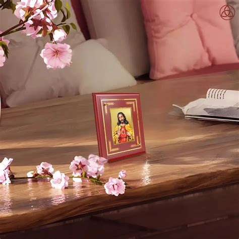Jesus Christ | Sacred Wall & Tabletop Photo Frame in 24K Gold Plated F ...