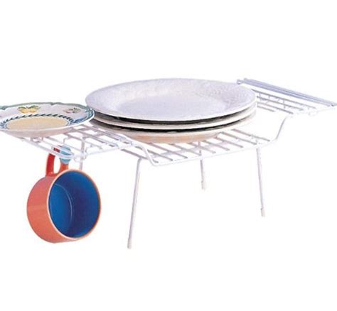 Better Houseware Item 1490 White Dinnerware Storage Rack : Amazon.in ...