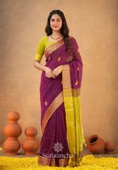 Sutisancha Woven Heritage Handloom Cotton Saree
