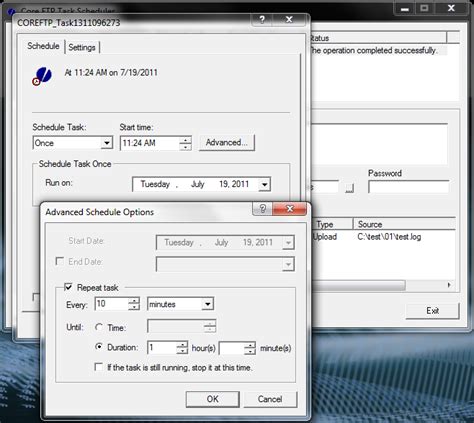 Image result for Setup Task Schedule to Automate File Transfersftp Client