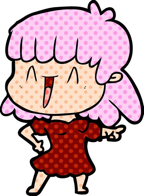 personaje de mujer de dibujos animados 12668955 Vector en Vecteezy