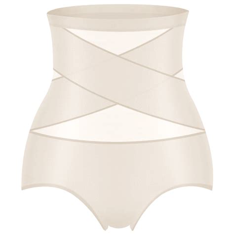 Womens Underwear Cotton Panties Lace Abdomen Mid-rise Waist and Hip Lift Comfortable Body ...