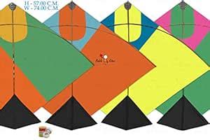 Babla Kites 40 Fighter Ponia Cheel Kite (74X57 cm) : Amazon.in: Toys ...