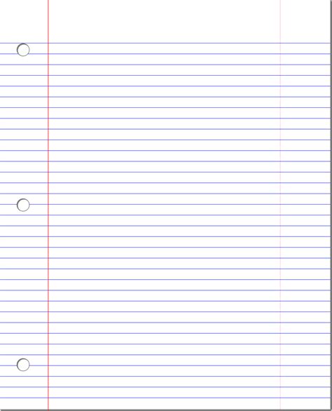Lined Paper Clipart