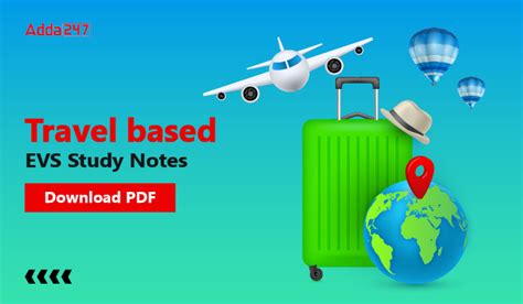 Travel Based EVS Study Notes Free PDF