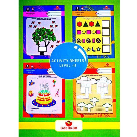 Buy Worksheets for Prenursery, nursery and Lkg kids ages 2+ Year old ...