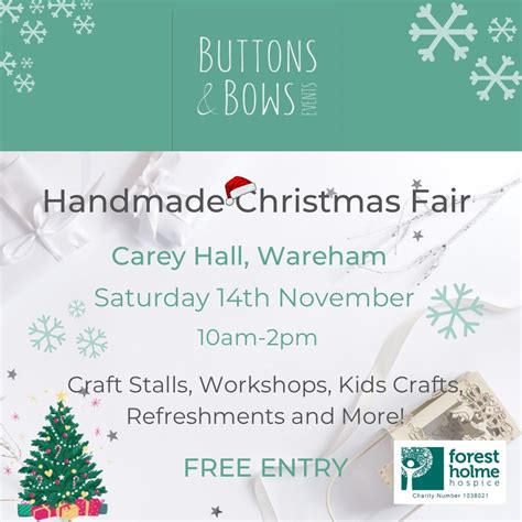 Wareham Handmade Christmas Fair & Craft Destash, Carey Hall - Wareham ...