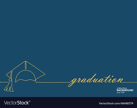 Graduation background Royalty Free Vector Image