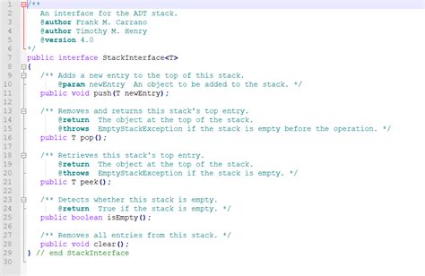 Image result for Implement Stack Interface Java