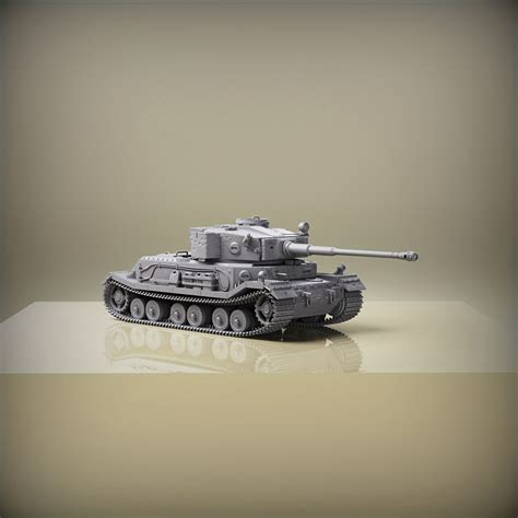Mini Tank Model 3D Printed ABS Resin Military Collectible – CRAZE