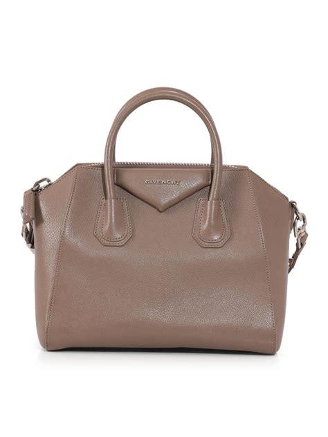 Buy Pre-Owned Givenchy Taupe Leather Small Antigona – Confidential Couture