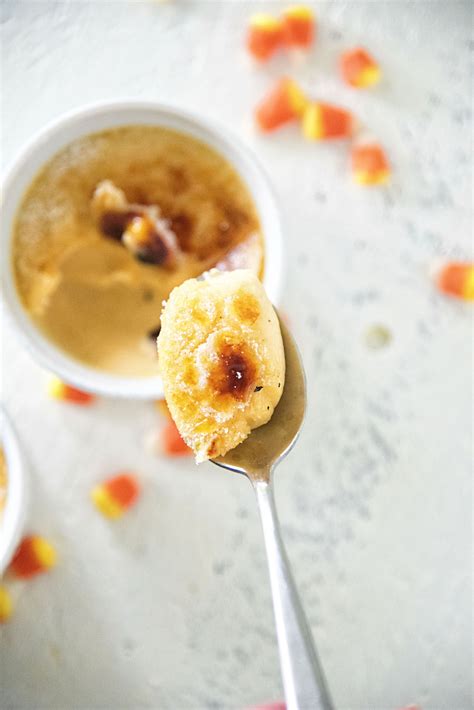 Candy Corn Creme Brulee - Sweet ReciPEAs