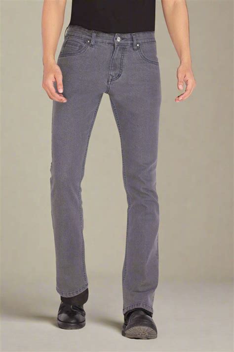 Shop Custom Made Bootcut Jeans Men Charcoal – Enim