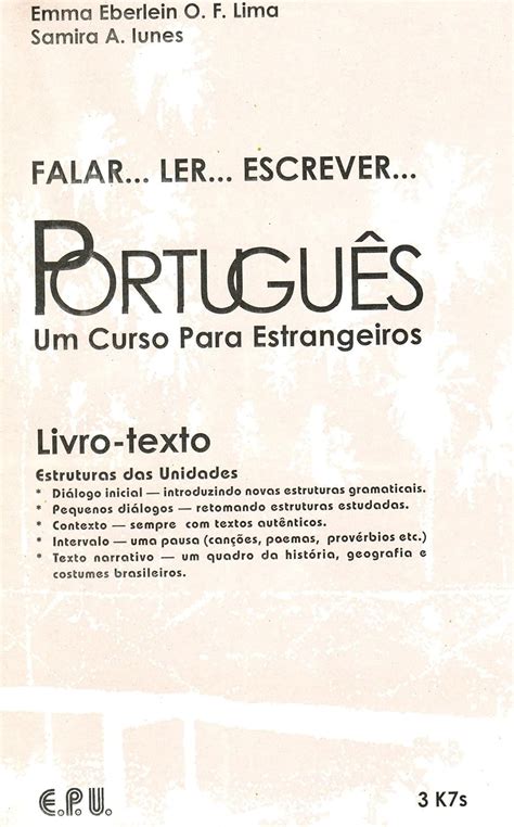 Buy Falar...Ler...Escrever...Portugues: Um Curso Para Estrangeiros Book ...