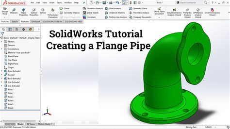 Image result for SolidWorks Flange Tutorial