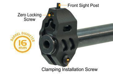 Leapers UTG Tactical Front Sight Assembly for Ruger 10/22 & Mossberg ...