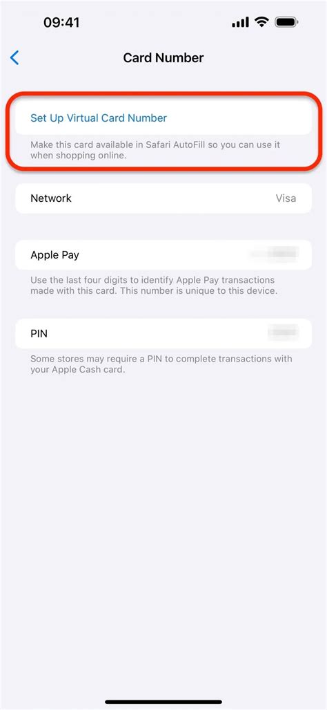 Configure un número de tarjeta virtual para Apple Cash en su iPhone ...