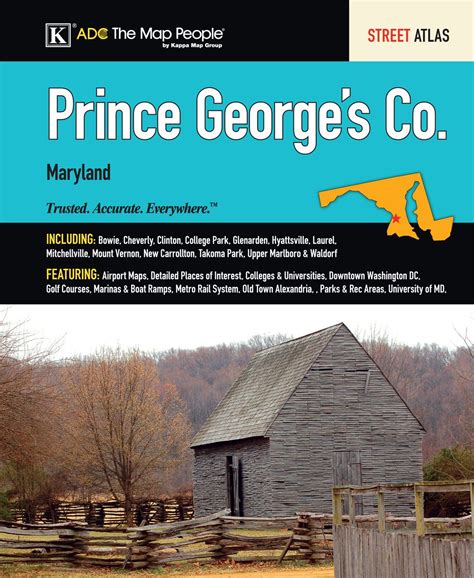 Buy ADC the Map People Prince George's County MD Atlas Book Online at ...