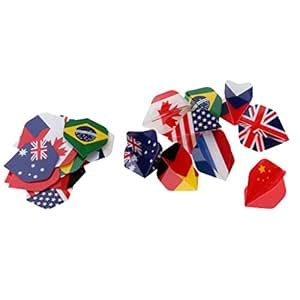 Enakshi Assortment Dart Flag Flights Standard Dart Flight Replacement ...
