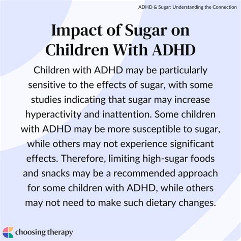 Does Sugar Affect ADHD?