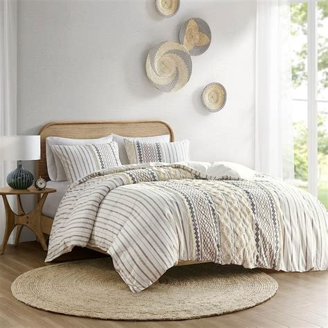 INK+IVY Imani 100% Cotton Duvet Mid Century Modern Design, All Season ...