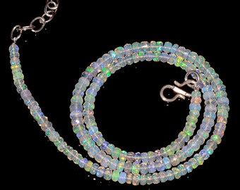 Buy Natural Gemstone Multi Fire Ethiopian Opal Smooth Heart Beads ...