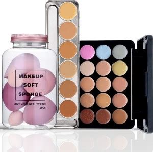 HUDA CRUSH Beauty 3-in-1 Combo Kit of Derma 6 Color Foundation Palette ...