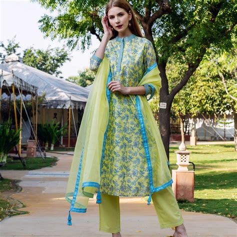 Solid Lime Green Organza Dupatta – MISSPRINT