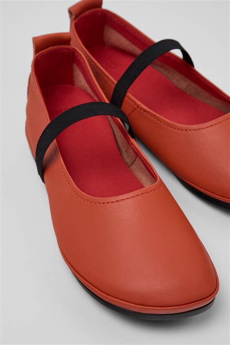 Right Orange Flat Shoes for Women - Spring/Summer collection - Camper India