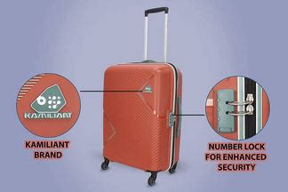 Kamiliant by American Tourister Kam ZAKK Secure Pop Colour Hard Luggag ...