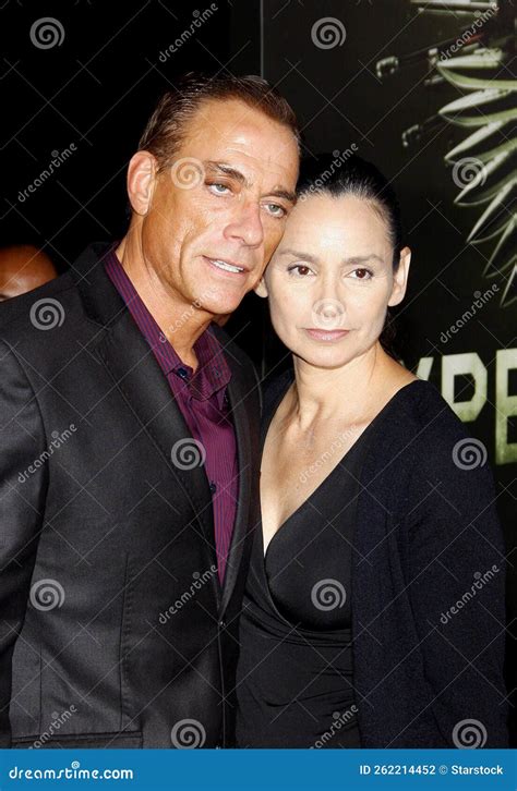 Jeanclaude Van Damme Y Gladys Portugues Fotografía editorial - Imagen ...