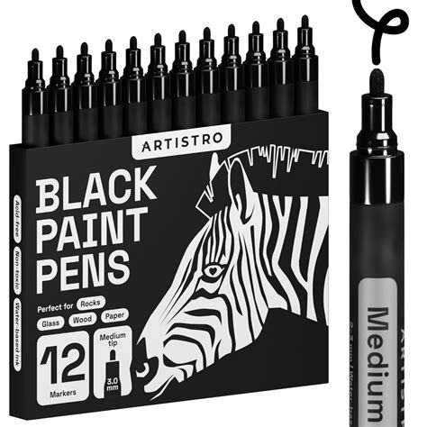 ARTISTRO Paint Pens for Rock Painting, Stone, Ceramic, Glass, Wood ...
