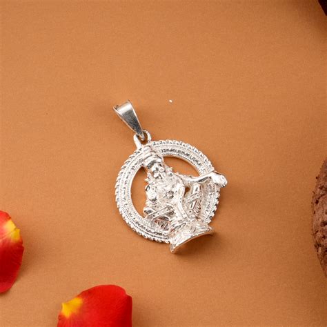 Divine Blessings Silver Ayyappan Dollar | Sri Anu Jewellers