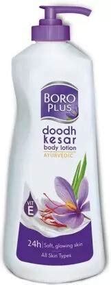 BOROPLUS Doodh Kesar Body Lotion|24H moisturisation|100% Ayurvedic ...