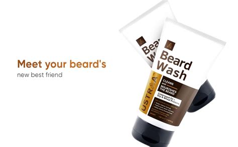 Ustraa Beard Wash Woody - 100 ml - Sulphate-free Beard Wash | Thick ...
